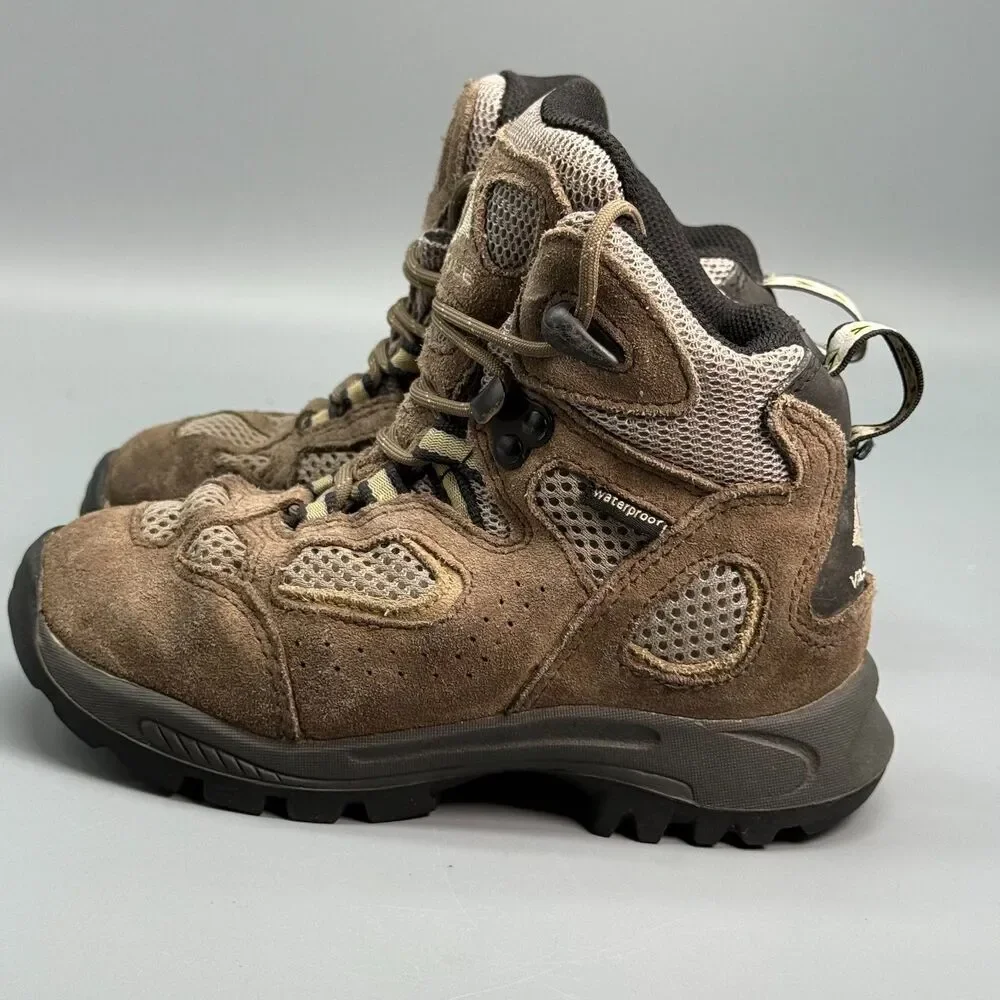 Vasque Breeze 7201 Youth Kids 12 Brown Leather Waterproof Hiking Trail Boots